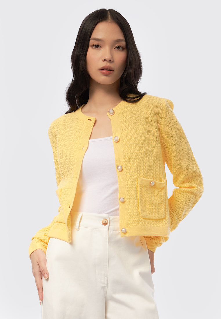 Long Sleeve Buttoned Cardigan
