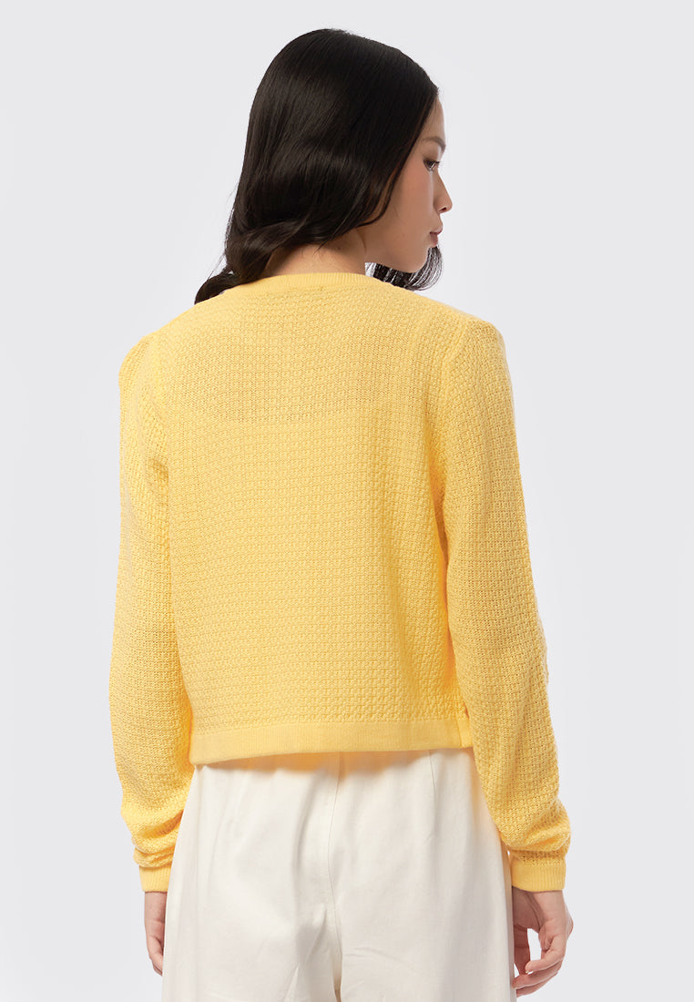 Long Sleeve Buttoned Cardigan