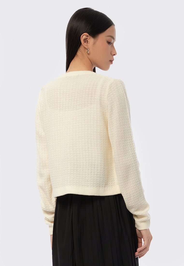 Long Sleeve Buttoned Cardigan