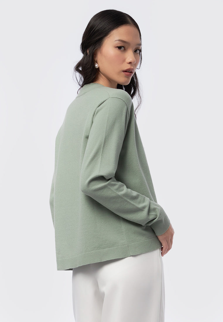 Long Sleeve Knit Cardigan