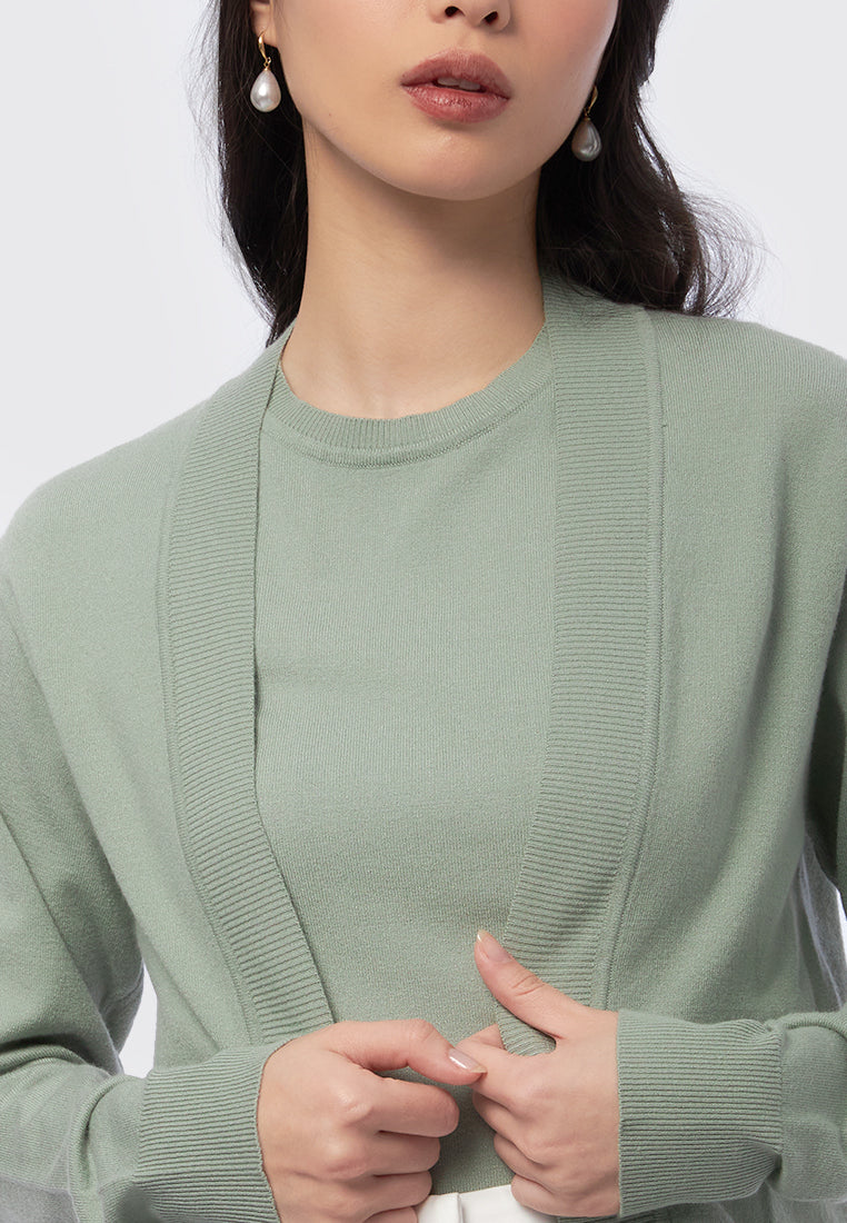 Long Sleeve Knit Cardigan