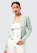 Textured Long Sleeve Cardigan