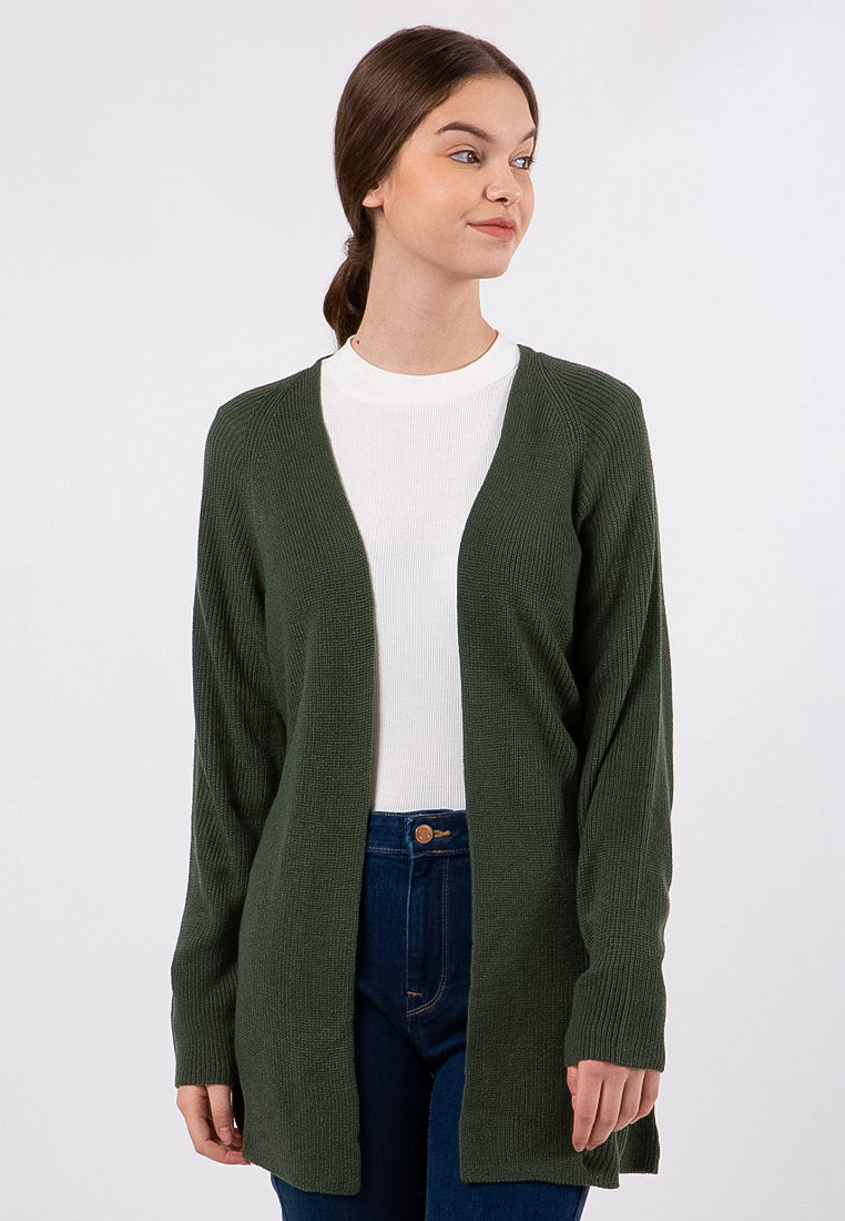 Long Sleeves Belted Cardigan