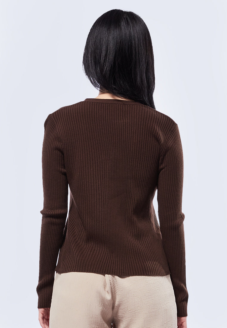 Long Sleeve Knit Top