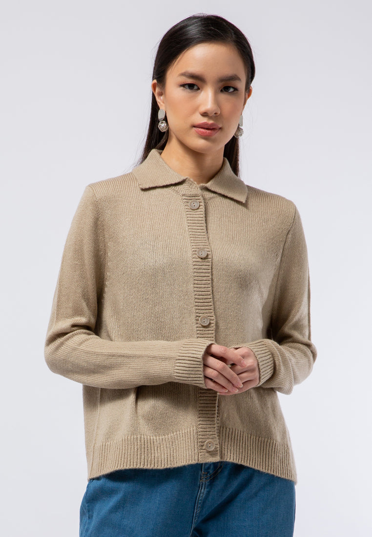 Regular Fit Knit Cardigan