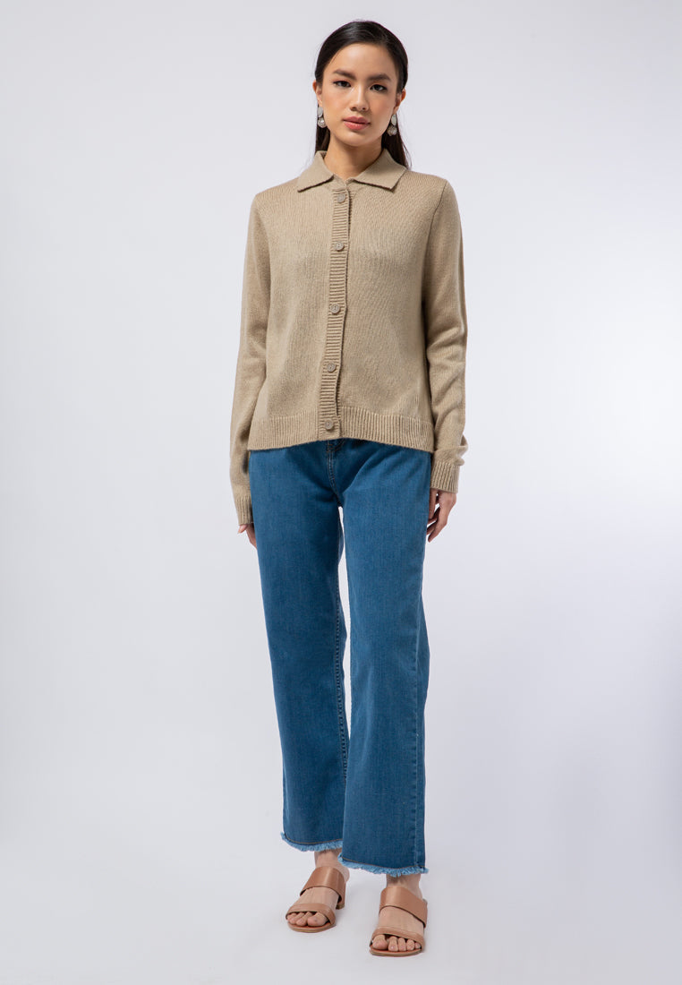 Regular Fit Knit Cardigan