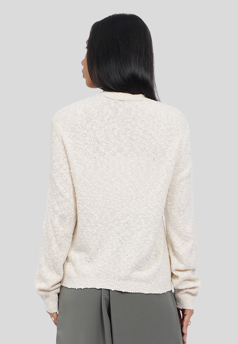 Oversized Textured Cardigan