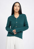 Long Sleeve Collared Cardigan