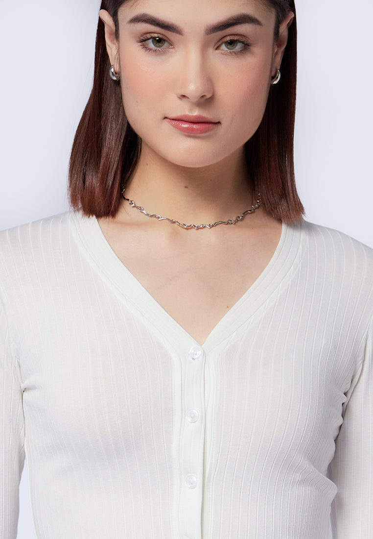 Lettuce Hem Long Sleeve Top