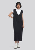 Sleeveless Knitted Midi Dress