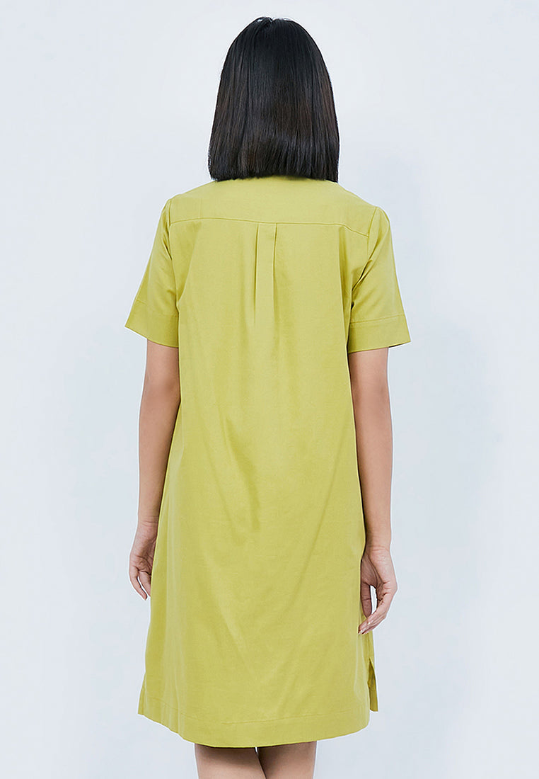 Shirt Dress with Front Pocket