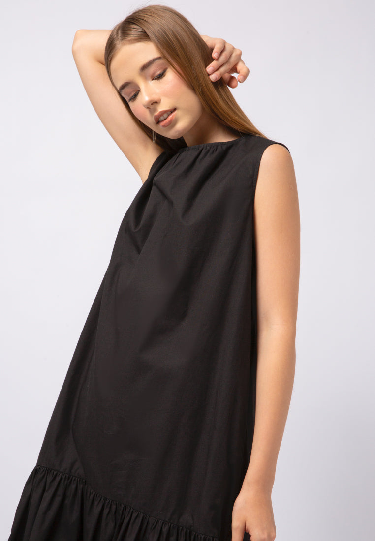 Round Neck Sleeveless Dress