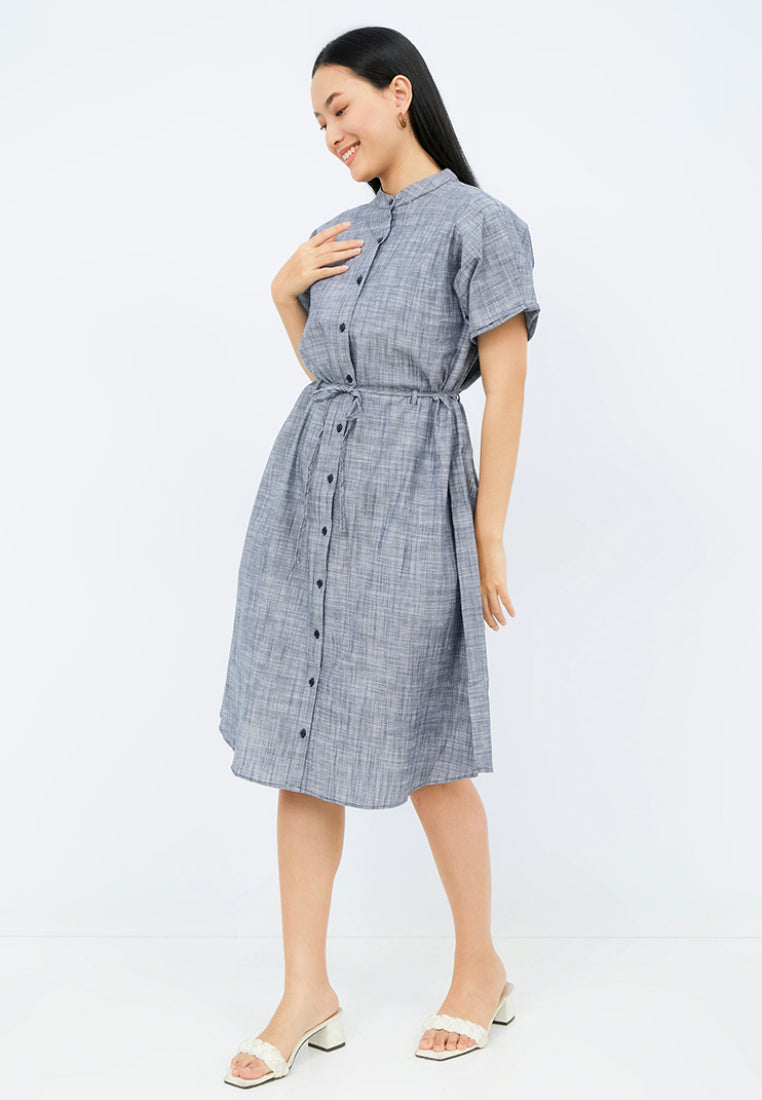Chambray Midi Dress