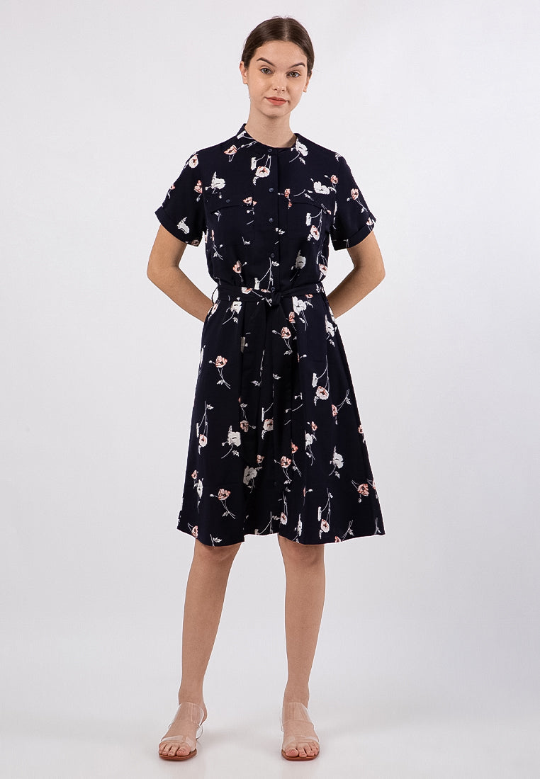 Printed Shirt dress