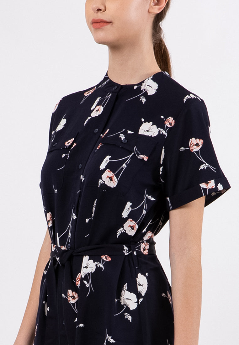Printed Shirt dress