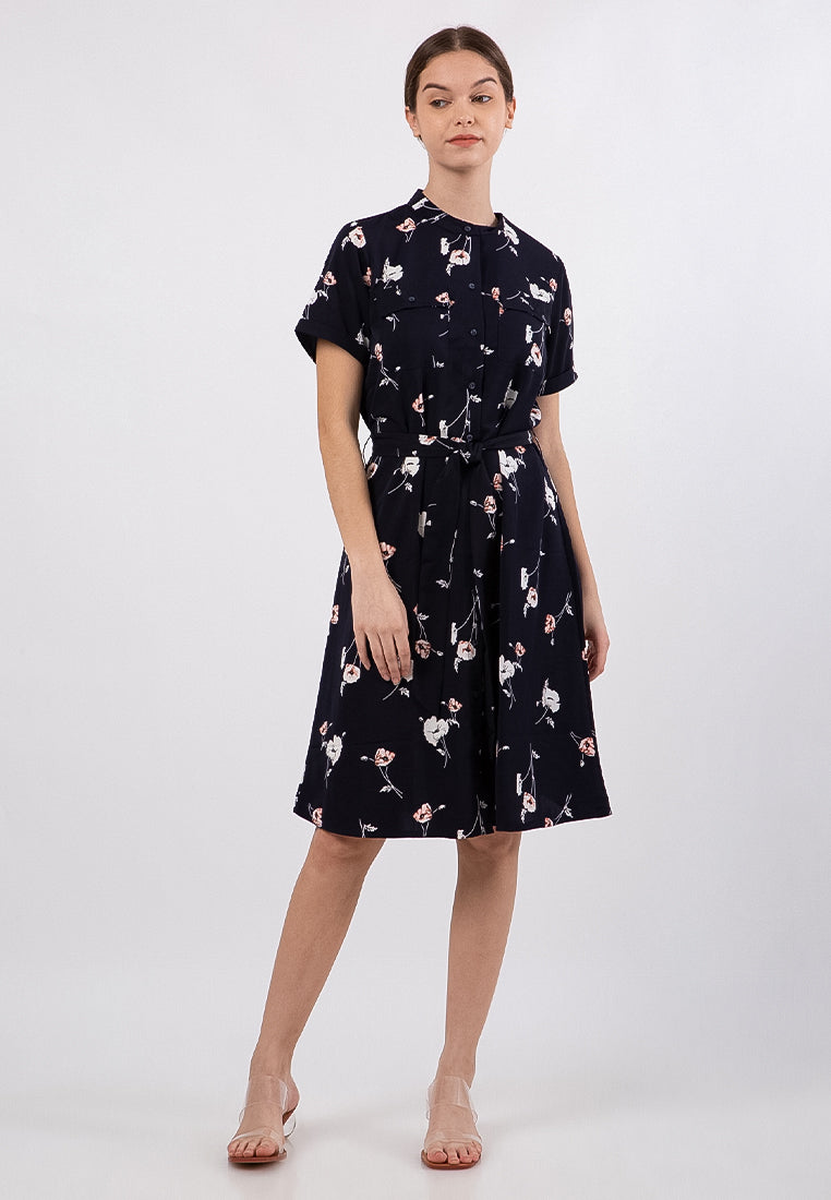 Printed Shirt dress
