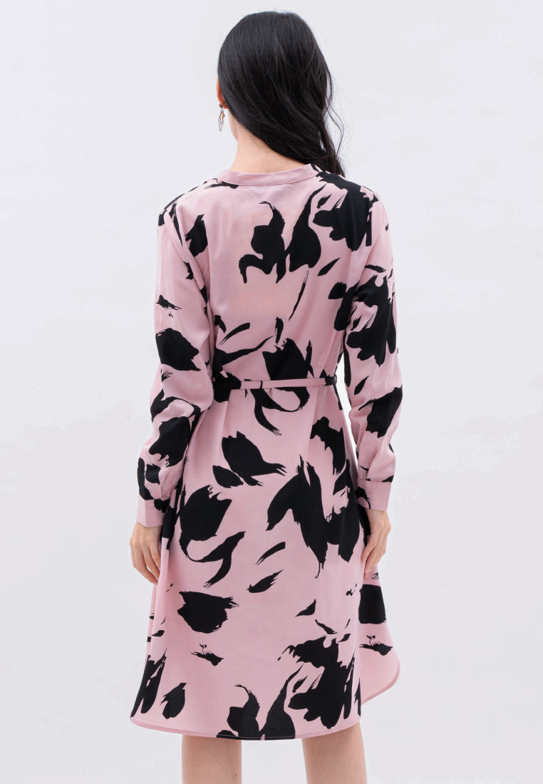 Printed Shirt Dress