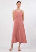 Fit&Flare Midi Slip Dress