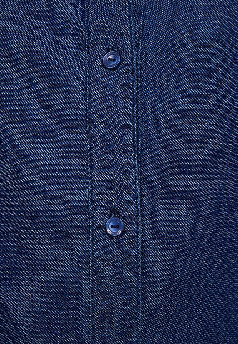 Long Sleeve Chambray Shirt Dress