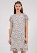 Lace Off White Dress