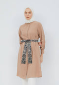 Mandarin Collar Short Dress