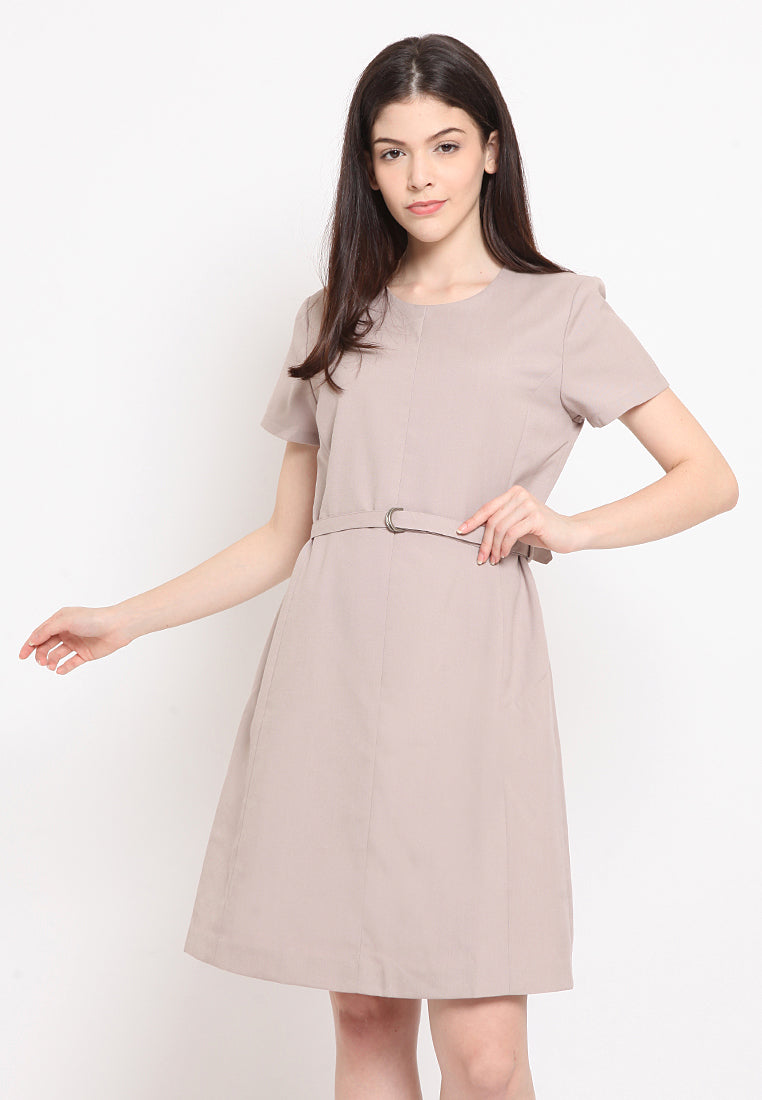 Belted Mini Dress