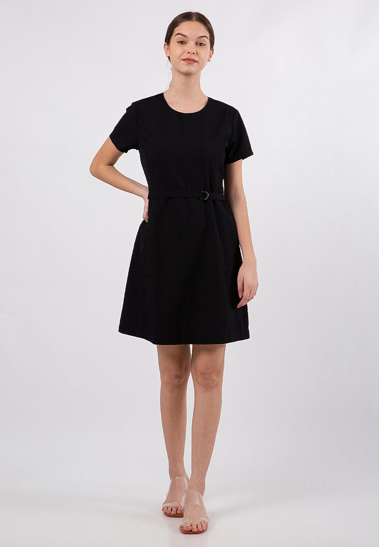 Short Sleeves Mini Dress