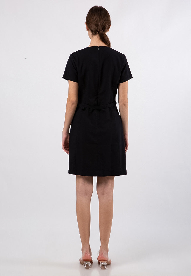 Short Sleeves Mini Dress