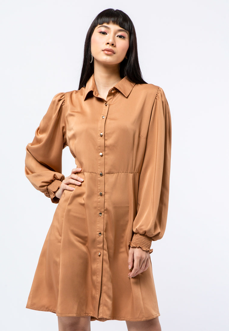 Long Sleeves Mini Dress