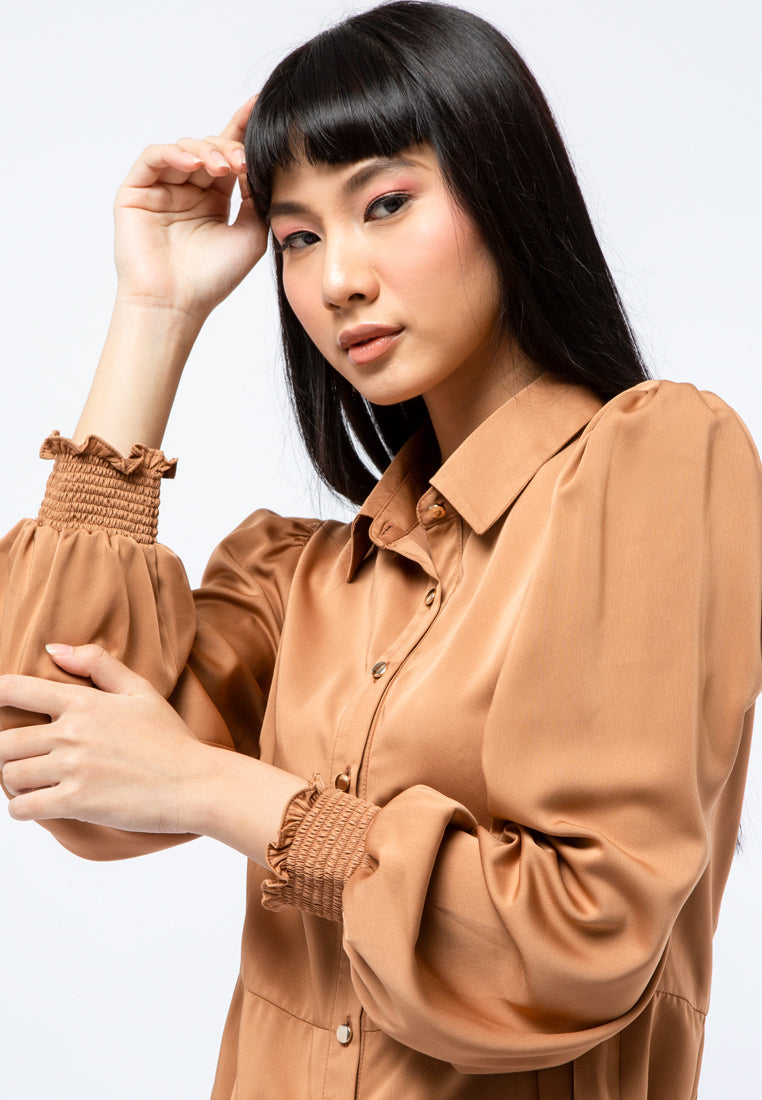 Long Sleeves Mini Dress