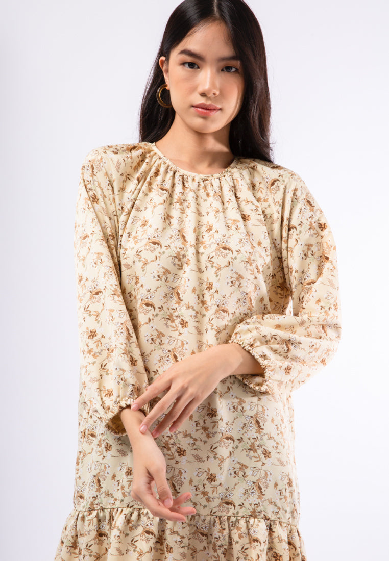 Babydoll Printed Flowy Dress