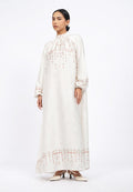 Printed High Neck Maxi Dress