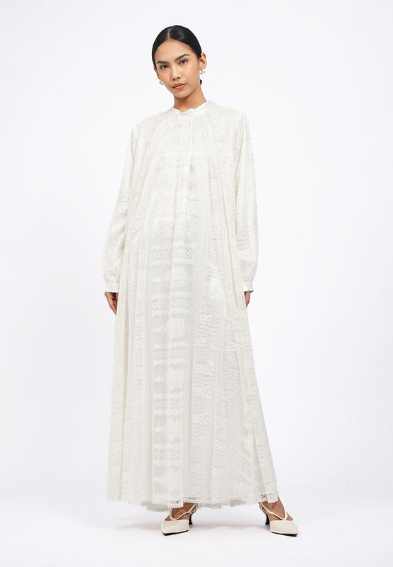 Long Sleeve Lace Maxi Dress