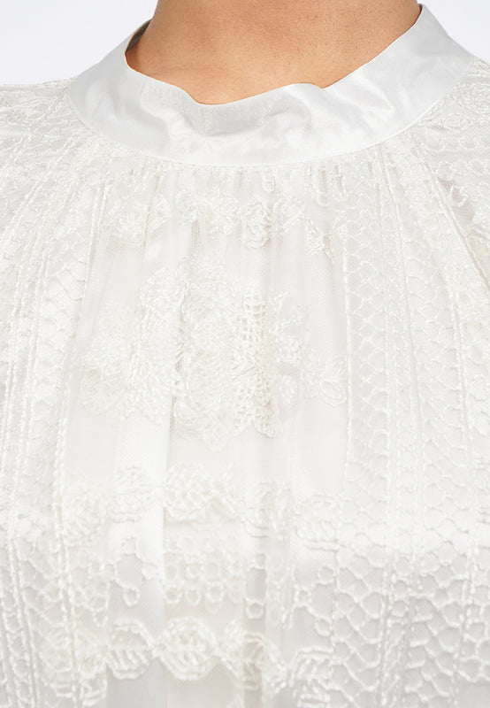 Long Sleeve Lace Maxi Dress