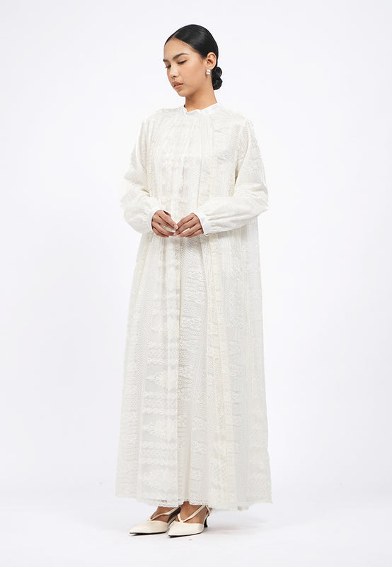 Long Sleeve Lace Maxi Dress