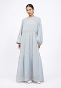 Round Neck Tiered Gamis