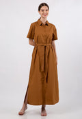 Short Sleeves Maxi Dress