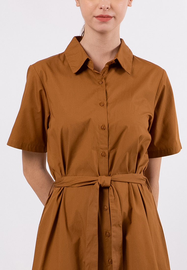 Short Sleeves Maxi Dress