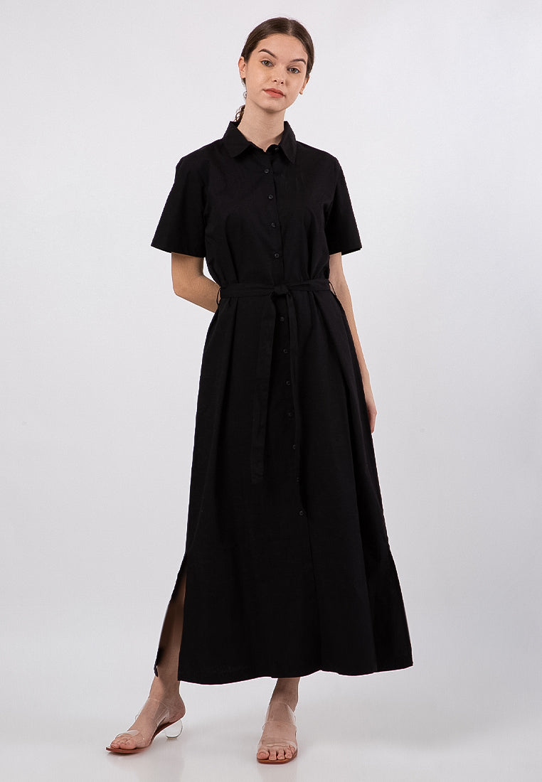Short Sleeves Maxi Dress