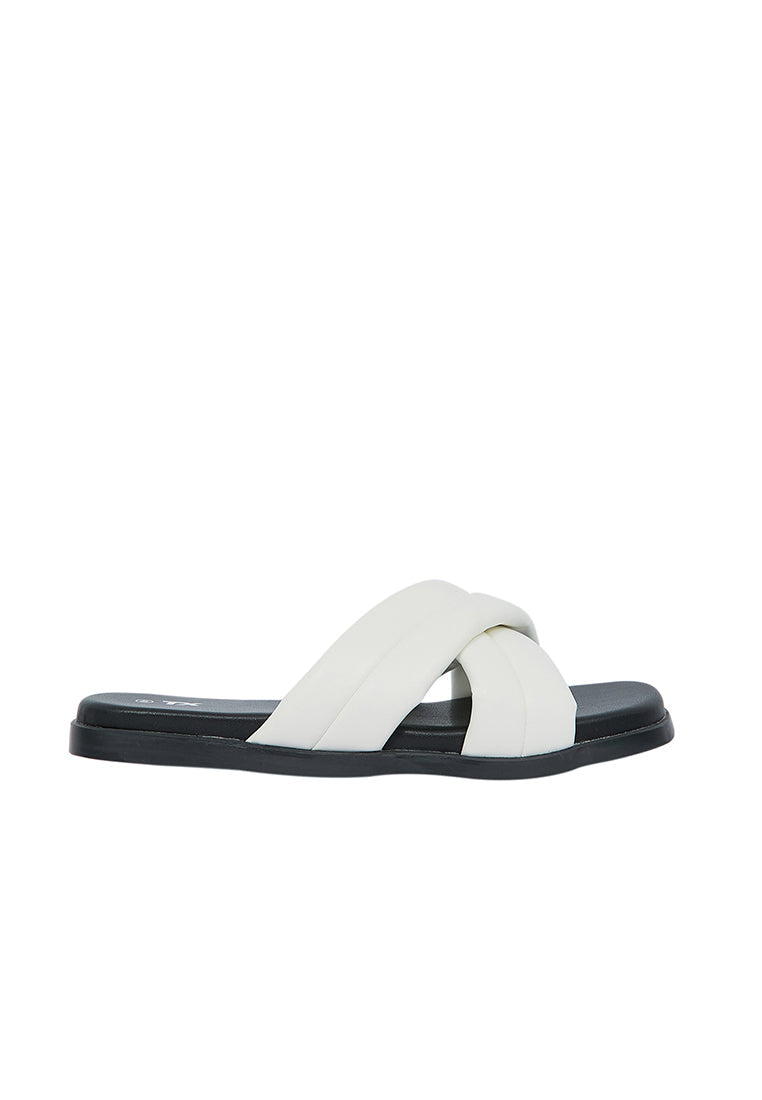 White Puffy Sandals