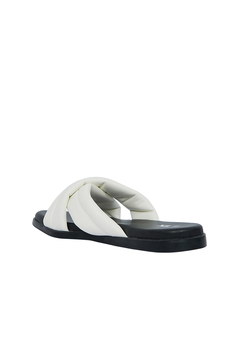 White Puffy Sandals