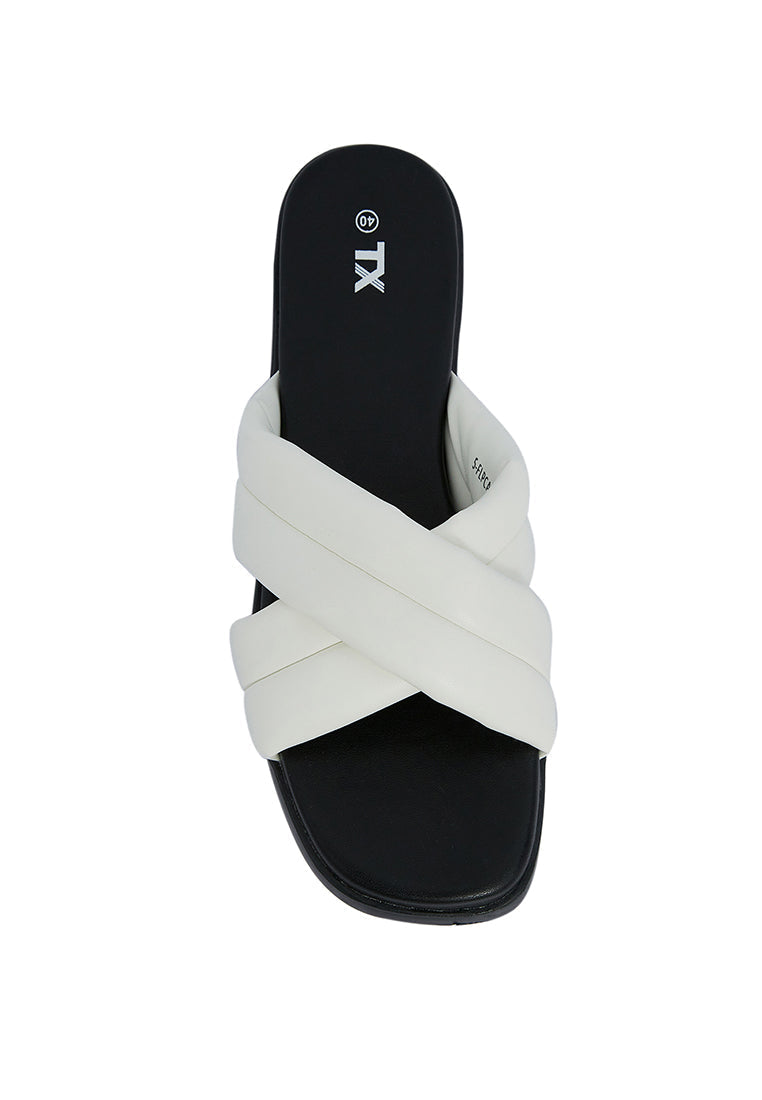 White Puffy Sandals