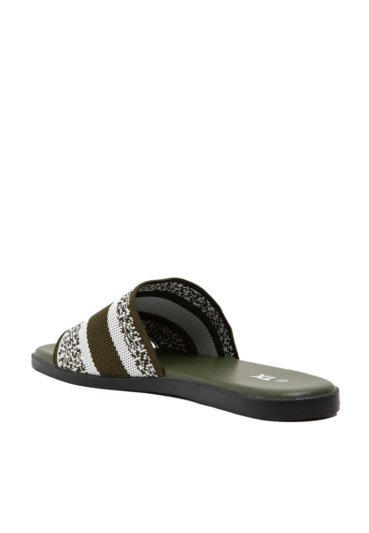 Olive Slide Sandal