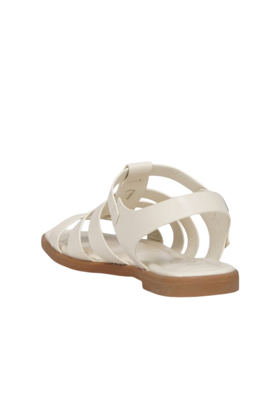 Off White Strap Sandals