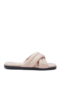Cream Puffy Sandals