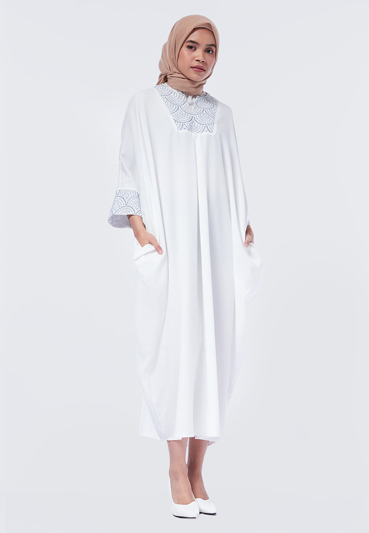 Embroidered Long Sleeve Gamis