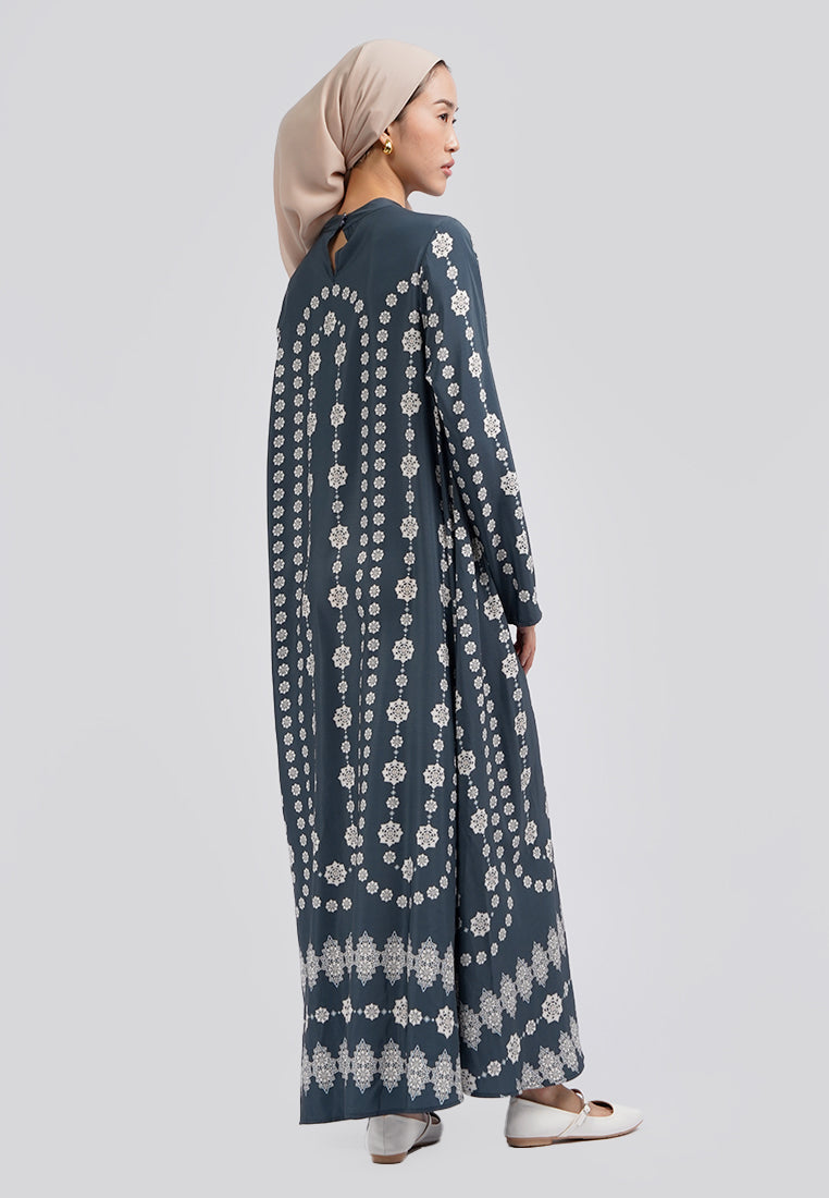 Executive x Khanaan High Neck Printed Gamis