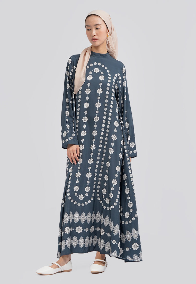 Executive x Khanaan High Neck Printed Gamis
