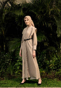 Executive x Jenahara Mandarin Collar Maxi Dress