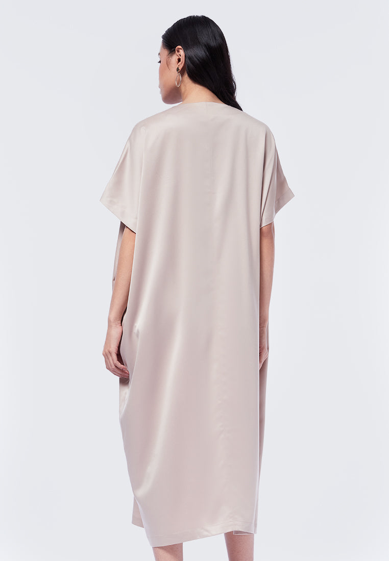 Short Sleeve V-Neck Kaftan
